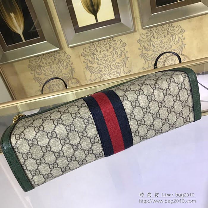 GUCCI古馳女包 新款 專櫃品質 503876 進口牛皮 鏈條肩帶 GUCCI斜跨包  ydgq3431